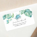 Search for beach return address labels Tropical