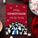 Search for penguin holiday invitations Cute