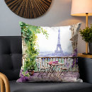 Search for paris pillows Watercolor