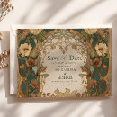 Search for art nouveau save the dates Mucha