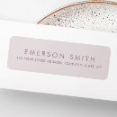 Search for stylish font return address labels Contemporary