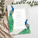 Search for peacock bridal shower invitations Classy