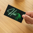 Search for neon green business cards Modern