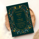 Search for yellow and blue wedding invitations Botanical