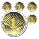 Search for champion stickers Gold medal