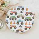 Search for red truck paper plates Boy birthday