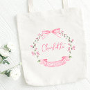 Search for flowers tote bags Girly