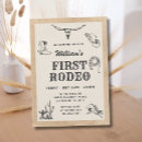 Search for cowboy 1st birthday invitations Country