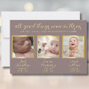 Search for triplet birth announcement cards Three