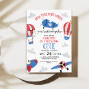 Search for time flies birthday invitations Airplanes