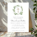 Search for greenery first communion invitations Boy
