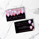 Search for balloon business cards Glitter