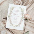 Search for white rose bridal shower invitations Calligraphy