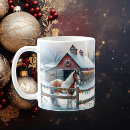 Search for barn mugs Country christmas