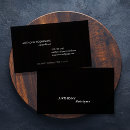 Search for matte black business cards Elegant