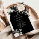 Search for black and white floral invitations Formal