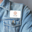 Search for small business name tags Executive staff professional tag