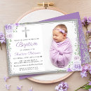 Search for purple and silver invitations Glitter
