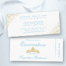 Search for baby blue quinceanera invitations Elegant