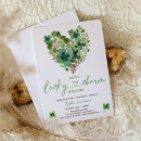 Search for shamrock baby shower invitations Gender neutral