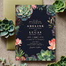 Search for succulent wedding invitations Botanical
