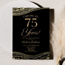Search for elegant 75th birthday invitations Cheers to 75 years
