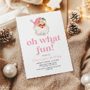 Search for oh what fun invitations Red