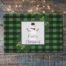 Search for snowman placemats Rustic