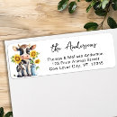 Search for cow return address labels Watercolor