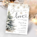 Search for snowflakes bridal shower invitations Watercolor