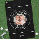 Search for fun golf towels Black and white