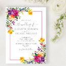 Search for colorful wedding invitations Boho