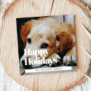 Search for square holiday cards Typography