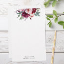 Search for modern stationery paper Floral
