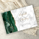 Search for emerald green guest books Chic
