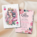 Search for queen baby shower invitations Alice in wonderland