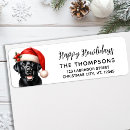 Search for labrador return address labels Black lab