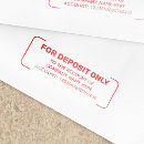 Search for endorsement stamps Bank deposit
