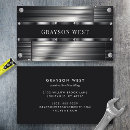 Search for brushed metal business cards Handyman