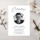 Search for funeral party invitations Minimalist
