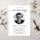 Search for funeral invitations Minimalist