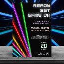 Search for neon lights invitations Colorful