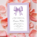 Search for lilac baby shower invitations Vintage