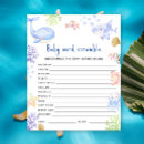 Search for nautical baby shower games Under the sea