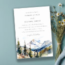 Search for colorado destination wedding invitations Watercolor