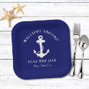 Search for navy blue paper plates Nautical