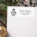Search for penguin return address labels Winter