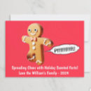 Search for funny gingerbread man christmas cards Cute