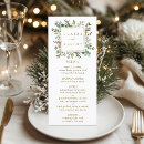 Search for christmas menus Winter greenery