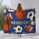Search for sports blankets Balls